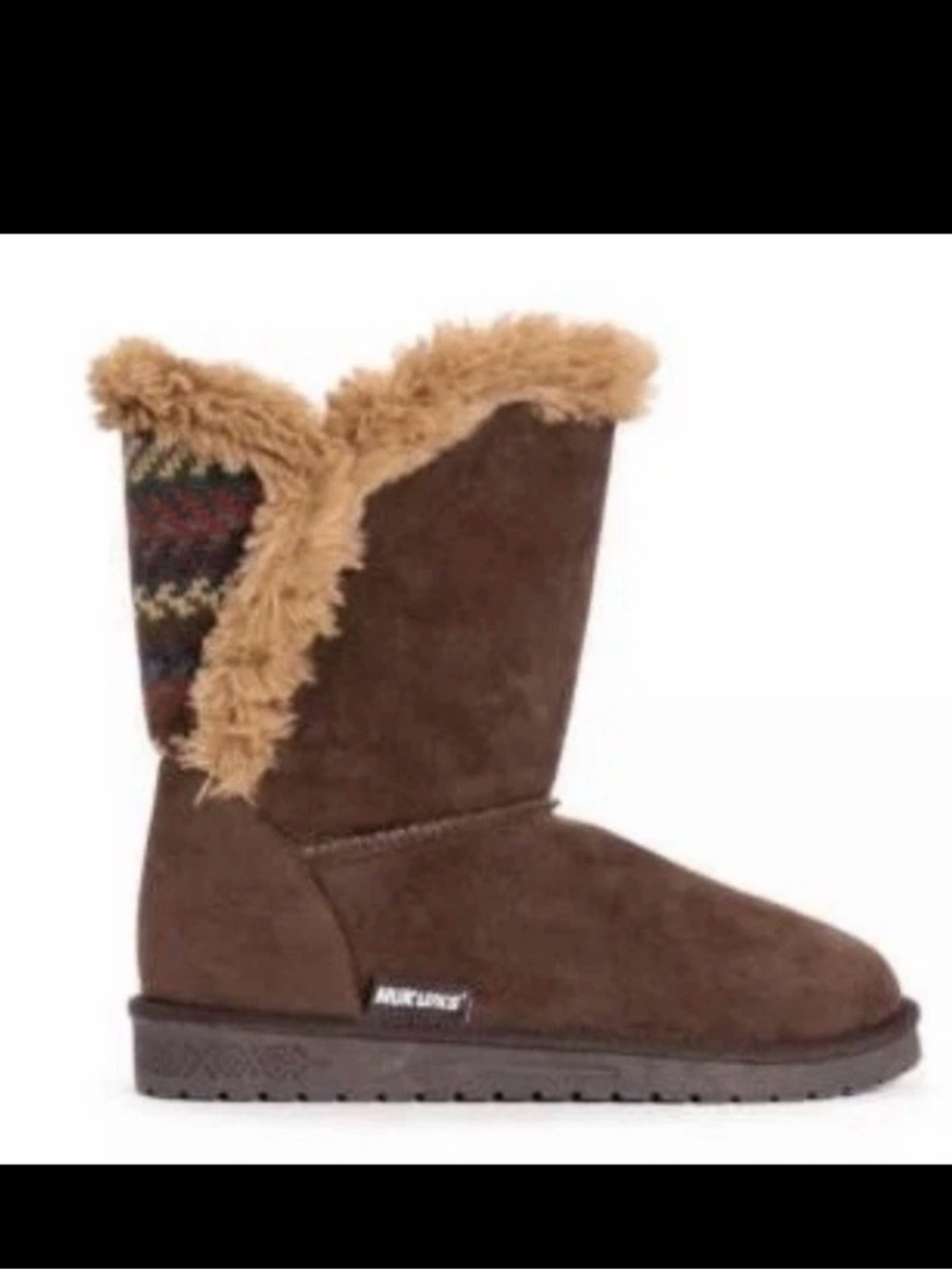 Essentials By Muk Luks Women’s Carey Brown Fur Lined Boots Size 7 M US